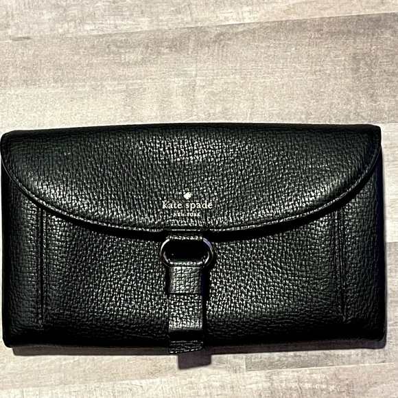 kate spade Handbags - ❣️♠️NEW Black Large Kate Spade Wallet ♠️❣️
